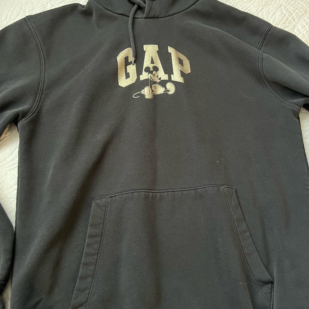 GAP Charcoal Hoodie with Iconic Character